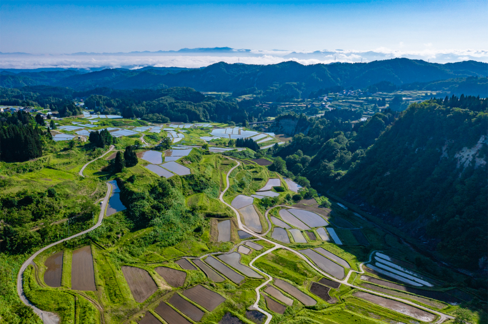 山があり、川があり、田がある「日本の原風景」