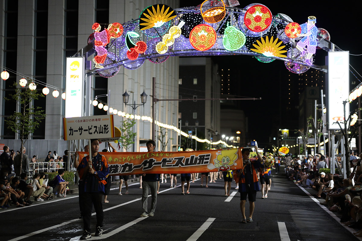 山形花笠まつりへ参加した際の様子